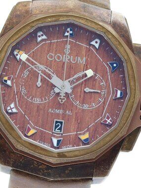 CORUM Admirals cup 116.200.53/0F62 AW01 Chronograph Bronze Wood AT Men's
